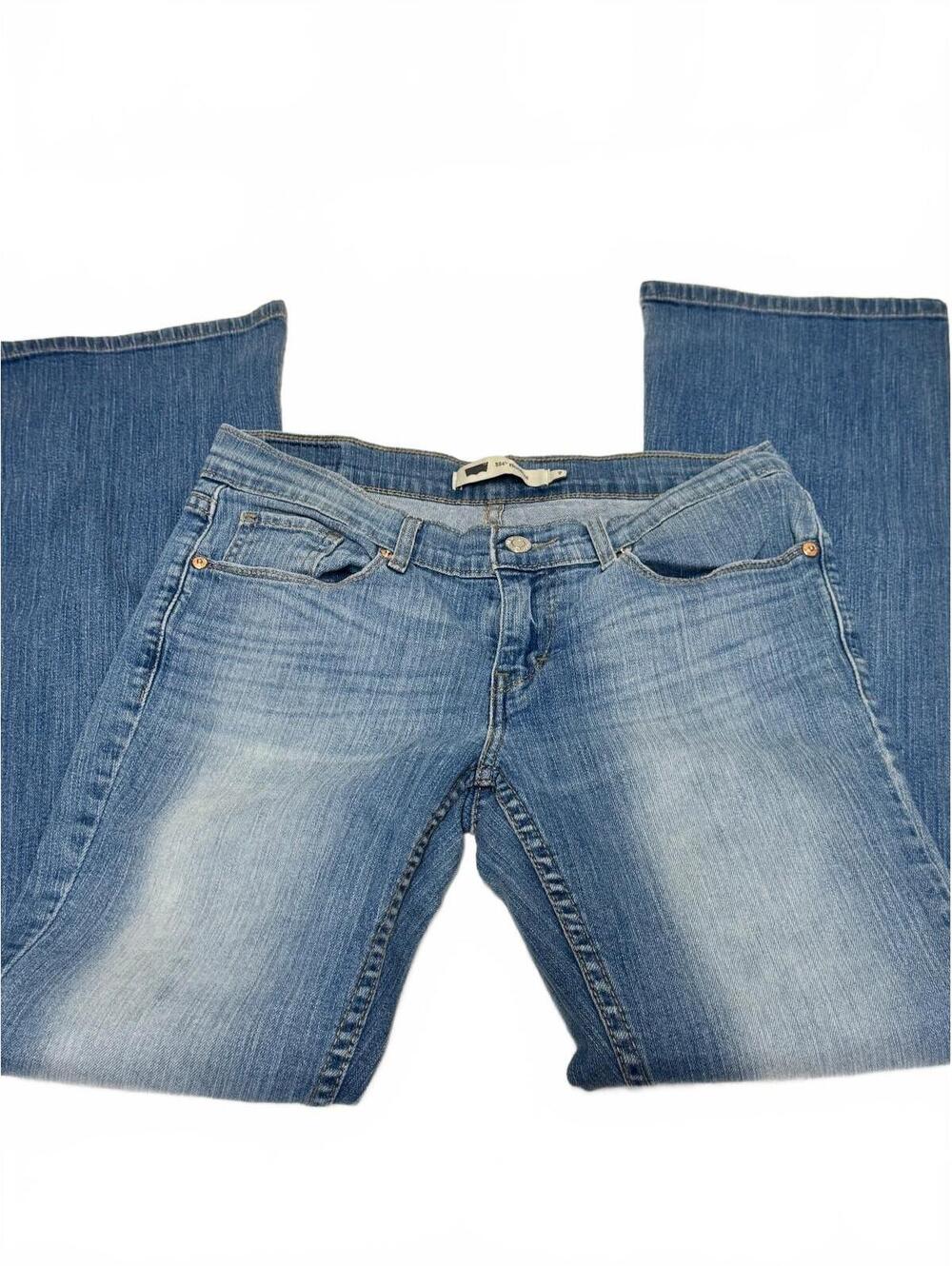 Levi's 524 Bootcut Jeans Medium Wash Blue Denim Size 7M W28 L32
